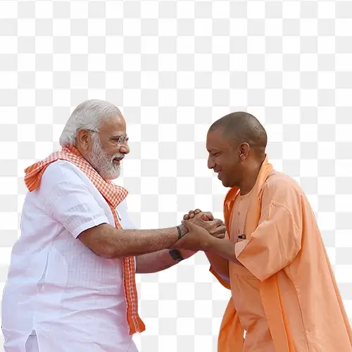 modi and yogi png